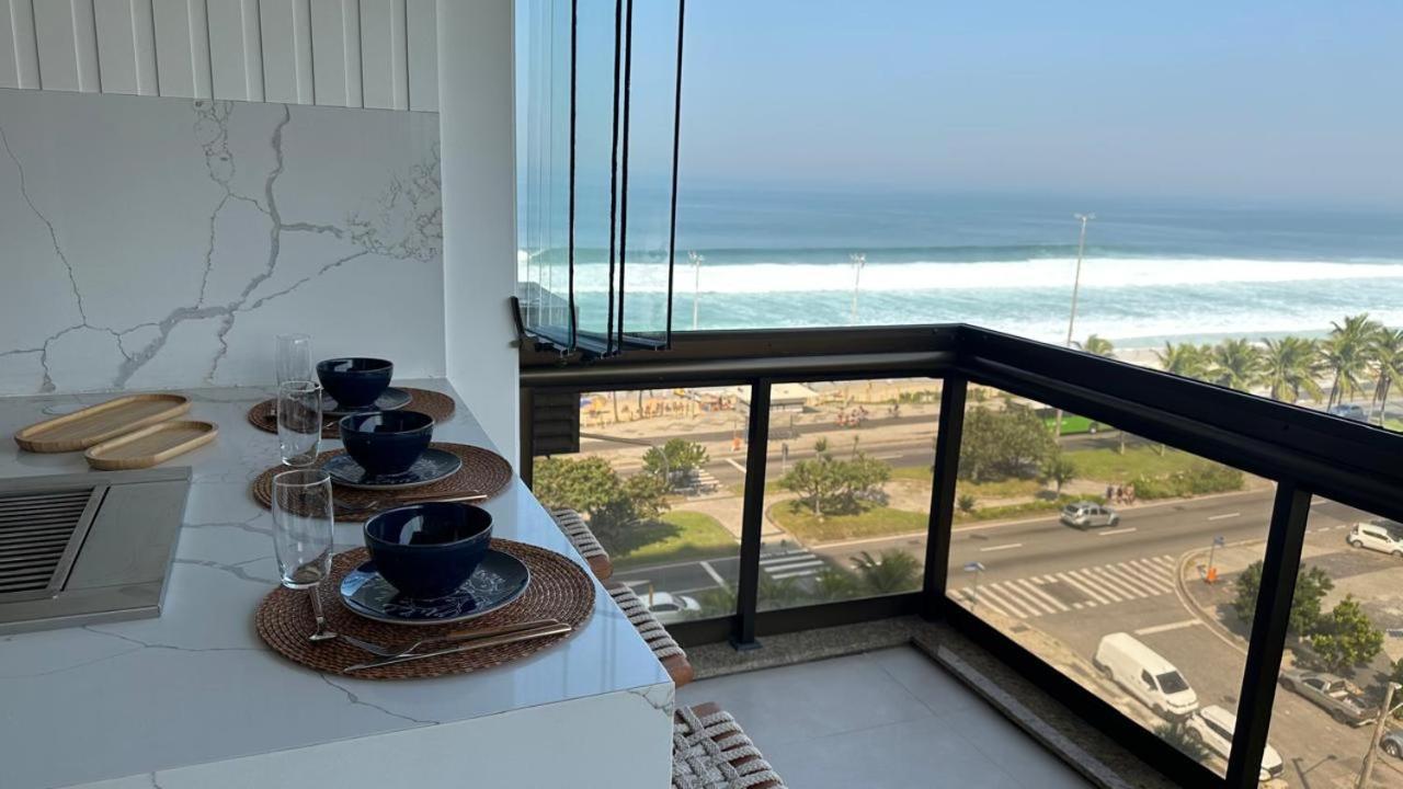Lindo Apto No Melhor Lugar Da Barra Da Tijuca! Com Uma Vista De Tirar O Folego, Frente Para O Mar! Totalmente Equipado E Decorado Ao Lado Dos Melhores Hoteis E Quiosques Da Barra! Portaria 24H, Piscina, Sauna, Jacuzzi, Academia, Garagem, Wi-Fi, Lavan Ріо-де-Жанейро Екстер'єр фото